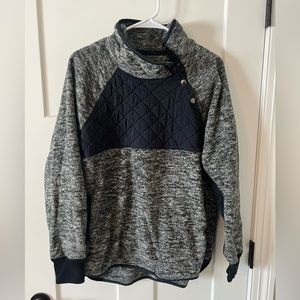Abercrombie Asymmetrical Snap-Up Fleece L